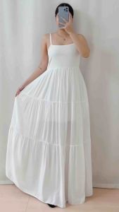 Lucy Sleeveless Layered Maxi Dress: A Comfortable Choice