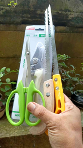 Paket Peralatan Bonsai 3 in 1: Gunting Pruning, Gunting Dahan & Gergaji