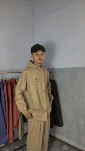 Jas Hujan Stelan By CULTURE raff Mantel Pria Wanita Setelan Baju dan Celana Dewasa Tebal Lentur Tahan Lama Best Quality Raincoat bisa bayar di tempat(cod)!!