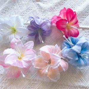 (พร้อมส่ง) กิ๊บติดผม กิ๊บดอกไม้ ดอกลิลลี่ประดับผม Fariy Lily แฟชั่นโต่วอิน