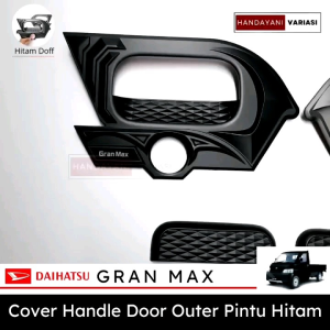 Cover Handle Door Outer Mangkok Pintu Mobil Daihatsu GRAN MAX Hitam Doff