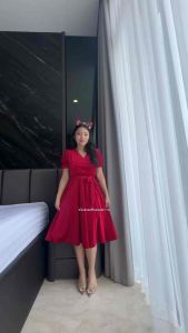 ( VM ) - 9024B - Dress Kimono Bludru Velvet-Jessiecollection