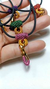 สร้อยพระเชือกร่มแบบสวม ความยาวมาตรฐาน 25 นิ้ว สินค้าพรีออเดอร์ งานทำมือ