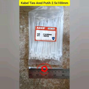 (1 Pack) Kabel Ties 2.5x100mm / Kabel Tis / Cable Ties 10cm (100 pcs)