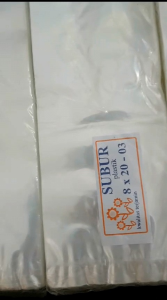 Plastik PP Bening Tebal 03 7x20 8x20 9x20 10x20 Ukuran Kecil