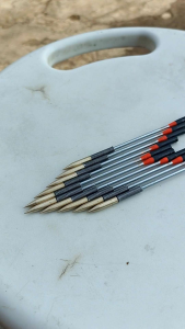 Mata Paser Variasi Kuningan Timah Kal. 45mm (1 Pack isi 10)