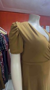 Plus size Lovely Puff Dress best fit XL-3XL