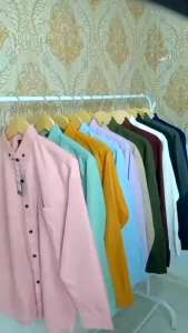 Kemeja Polos Pria Lengan Panjang Kemeja Polos Pria Kemeja Pria Casual Distro Premium Quality