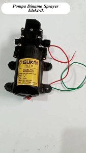 Pompa Dinamo Sprayer Elektrik 12V 2.5A Pompa DC Cuci motor Socket x Drat