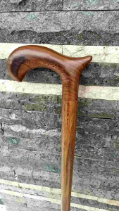 Tongkat jalan kayu kelor Jawa model habib