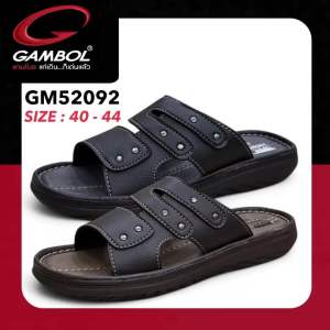 GAMBOL รองเท้าแตะหนังชาย รุ่น GM52092
