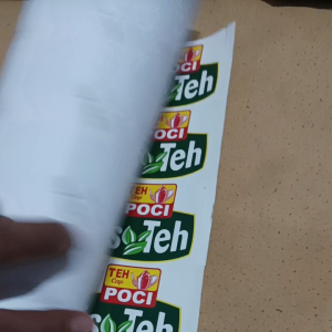 Sticker Es Teh Poci Kecil 100: Dekorasi Berkualitas Tinggi