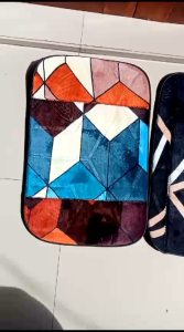 Keset Vallery Quincy Anti Slip Motif Minimalis Ukuran 40x60cm