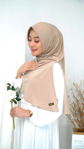 BERGO ARZETY KERUDUNNG INSTAN SPANDEK JERSEY ZOYA HIJAB PET BELAH SAMPING