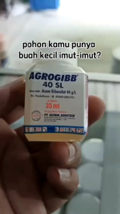 Agrogibb 40 SL. ZPT Pembesar dan Pelebat Buah Sayur dan Umbi