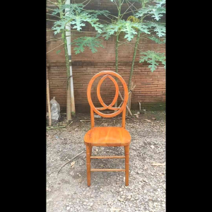 Kursi Cafe Makan Akad Pernikahan Model Olivia Kayu Mahoni