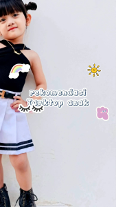 VEW - VIOLA TANKTOP - Atasan anak perempuan Korean Fashion | Tanktop silang