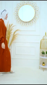 Gamis wanita polos best seller katun twill hana dress