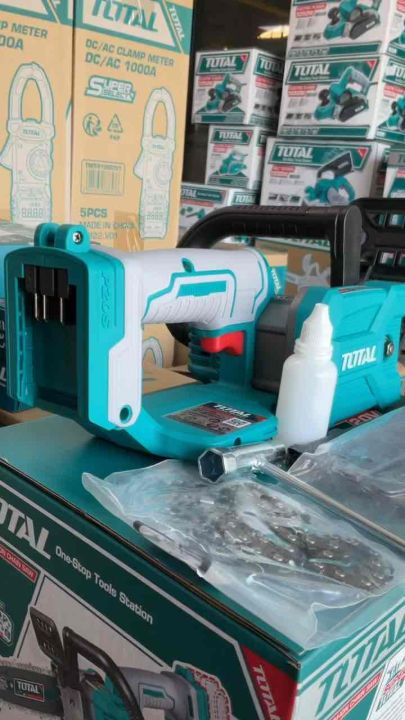 TOTAL เลื่อยโซ่ไร้สาย 20V ขนาด 8 นิ้ว TGSLI2085 มอเตอร์ BL