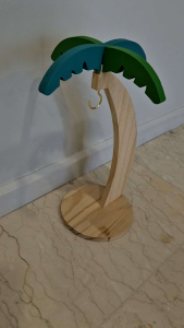 Wooden Banana Holder Rack Creative Banana Tree Stand Fruit Storage Hanger Rak Pisang Kayu Penyangkut Pisang Kreatif Rak