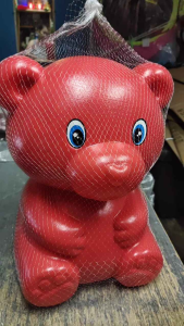 JUMBO COINBANK/ALKANSYA BEAR: Colorful Ipon Challenge Money Saver"