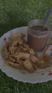 โรตีสังข์หยดไม่มีน้ำตาล หวานน้อย ขาไก่สังข์หยด ขนาด 250 กรัม