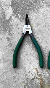 4pcs 7" 9" Circlip Pliers Snap Ring Plier Crimp Tools Internal External Straight Bend Curved Retaining Clip Tool