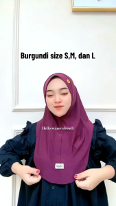 JILBAB INSTAN BERGO MARISA size S by ZANOO HIJAB