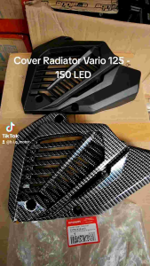 Cover Radiator Karbon Vario 125 - Vario 150 / Tutup Pelindung Radiator Karbon Honda Vario 125 - 150