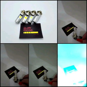 Lampu Depan LED Motor Bebek Matic AC - DC Warna Putih - Lampu Utama Motor LED Putih Universal Semua Motor Bisa