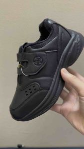 All America 4919 PVC Super Lightweight Black Shoes (Size 30 - 40) Kasut Sekolah Ringan Black School Shoes