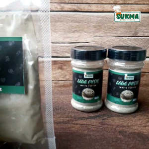 Lada Putih Bubuk Murni Kemasan Botol 60gr - Ground White Pepper Powder - Rempah Bumbu Masak Premium