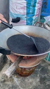 (มีอ.ย) [คั่วเตาถ่าน] 🍙งาดำคั่วบด 🍙 ปลอดภัยปลอดสาร