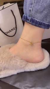 Vòng tay -vòng chân thép titan thiết kế độc đáo phù hợp với nhiều kích cỡ tay kiểu dáng đơn giản và trendy✨🌷