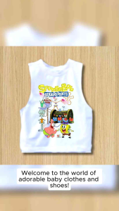 Cute Cartoon Characters Muscle Tees for Kids Boys: Graphic Sublimation Print & S-M-L-XL Size Options