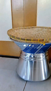 Seeng Dandang Aluminium Koran Pendek Plus Kukusan