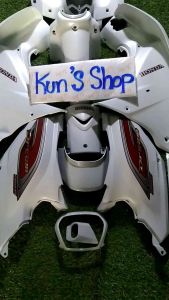 ชุดสีดรีมซุปเปอร์คัพสีขาวชิ้นงานสนิทเปลือกงานABS มี13ชิ้น