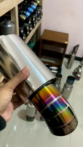 knalpot Mobil Js Racing Rainbow Full Stainless Suara Gahar Cocok Untuk Semua Jenis Mobil Bensin