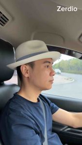 Mũ Phớt Panama Nam Hàng Hiệu MrDuck MP087 Vành 5CM