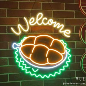 Durian welcome LED Neon Sign Custom Made In Malaysia Ready Stock Signage