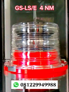 LAMPU NAVIGASI BUOY LAUT BRAND G&S LIGHTING TYPE: GS-LS/E VISUAL RANGE 4 NAUTICAL MILE