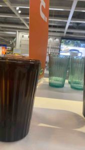 VARDAGEN วาร์ดาเกน แก้วน้ำ น้ำตาล 43 ซล.