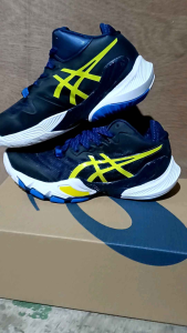 Sepatu metaris black yellow / Sepatu volly pria / Sepatu olahraga