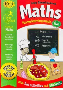 (Age10 - 11) Maths Leap Ahead Workbook แบบฝึกหัด เลข คณิต เด็ก อายุ 10-11 ปี