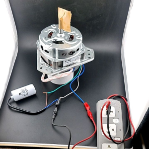 มอเตอร์ปั่นแห้ง LG เล็ก 70W 5 uF แกน 10 MM. ใช้กับ C 6uF ได้ รุ่นทั่วไป อะไหล่เครื่องซักผ้า - Lazada