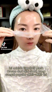 Yeast egg shell mask the frost - Masker Cangkang Telur untuk Peremajaan Kulit