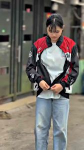 Áo Khoác Yamaha Đen đỏ