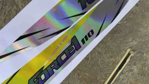 Striping stiker Lis Yamaha force 1 poswan 93 hologram