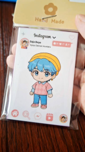 Kpop Demon Hunters Ref Magnet | Anime Scene Design | Unique Sintra Board Art | High-Quality Print K-pop Collectible Gift