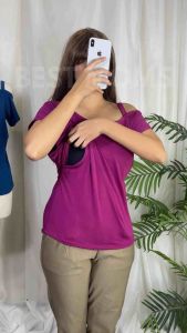 BESTMOMS - Venus Maternity Pregnancy Nursing Breastfeeding Blouse Top
